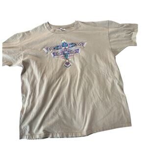 Vtg 1993 Desert Heritage Eagle Graphic Tee 🌵 2X Single Stitch Southwest Boho